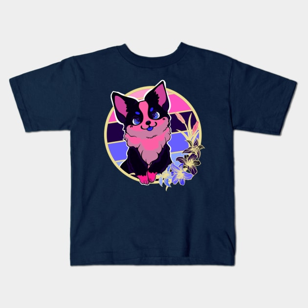 Omnisexual corgi Kids T-Shirt by ThBlkBirdDaliah